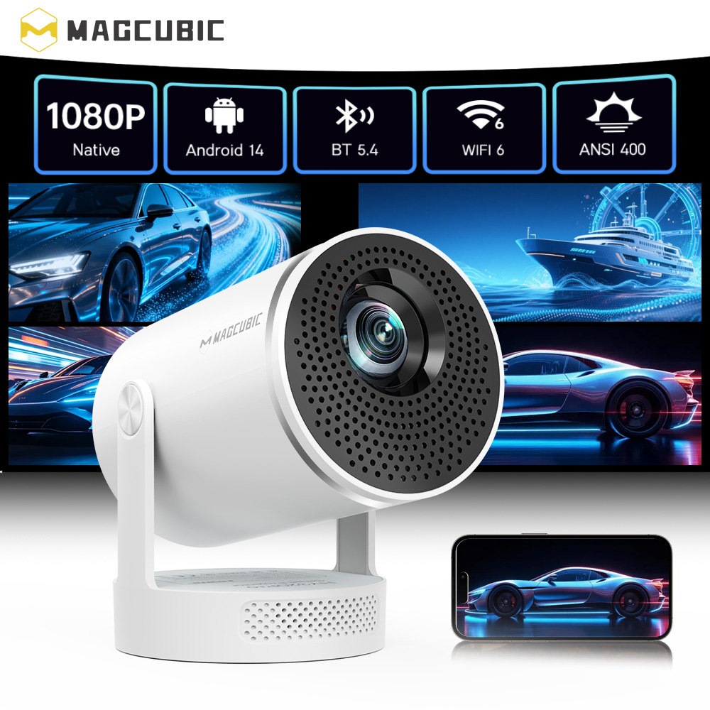 Home Cinema Gadgets - Magcubic Android 14 Native 1080P 8K