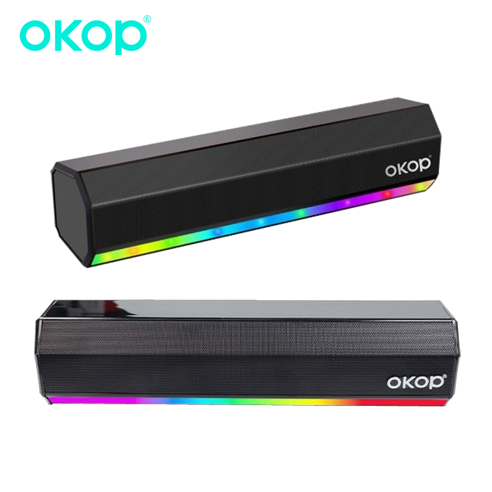 Home Cinema Wireless Speakers - OKOP Sound Bar Wireless Bluetooth Speaker