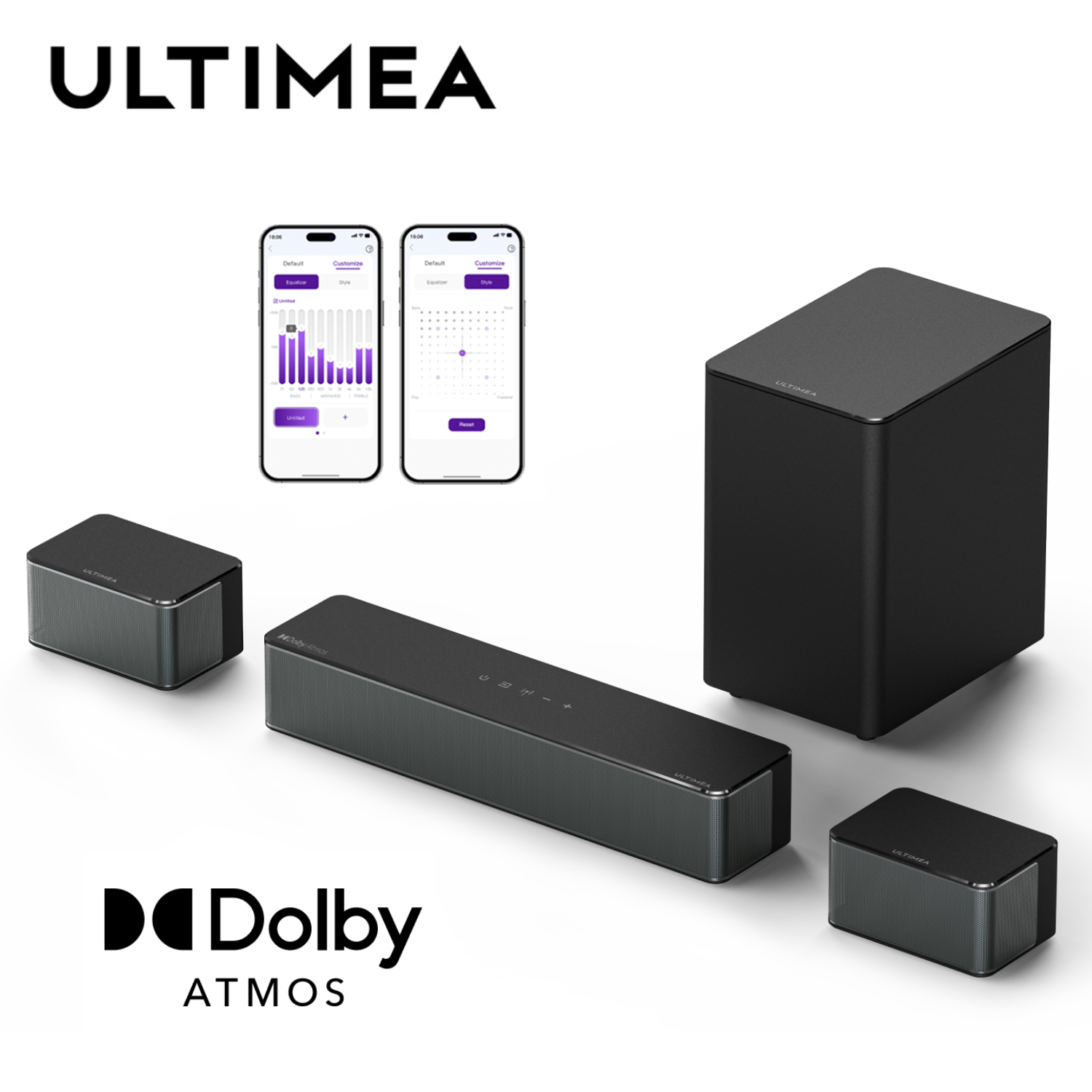 Home Cinema Wireless Speakers - ULTIMEA Poseidon M4T Soundbar 5.1 Channel