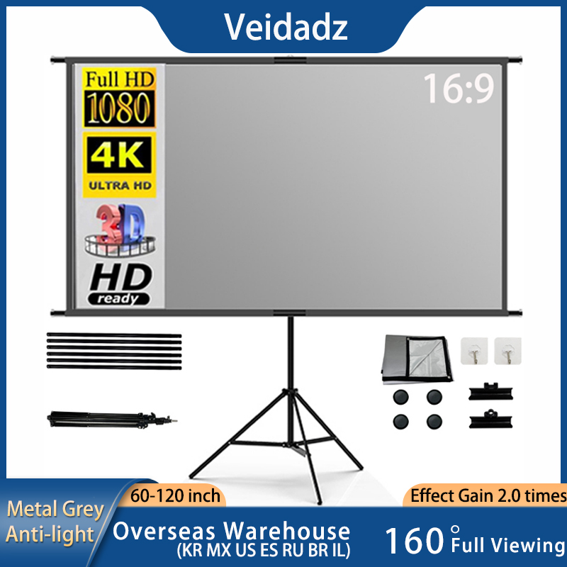 VEIDADZ Projector Screen With  - Home Cinema Rack ulasan dan harga