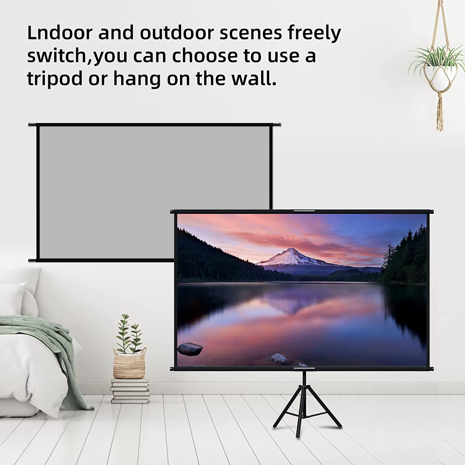 VEIDADZ Projector Screen With  - Home Cinema Rack ulasan dan harga