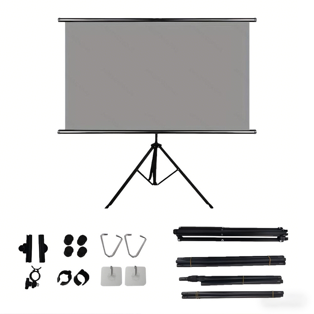 XIAOHUI Projector Screen With  - Home Cinema Rack ulasan dan harga