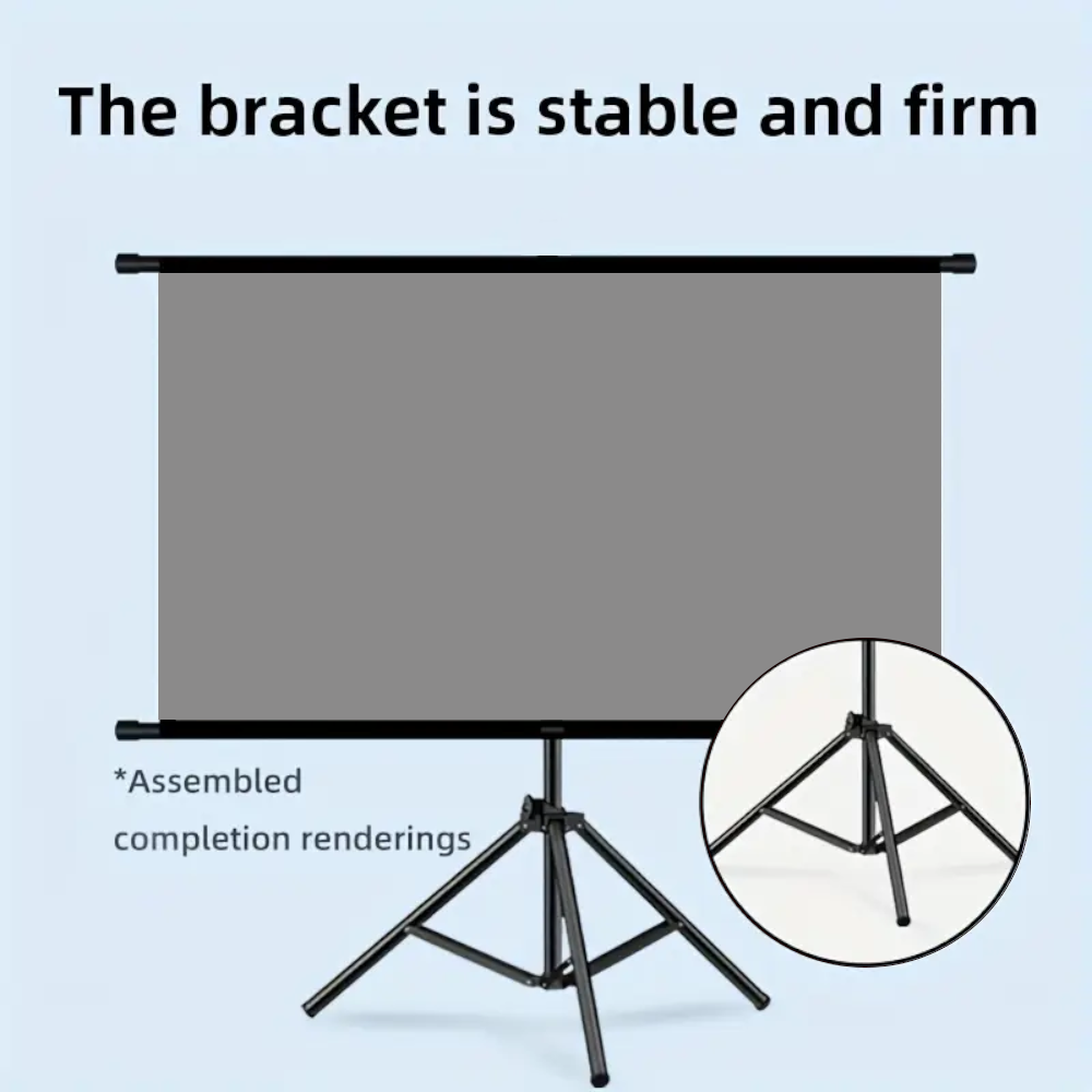 XIAOHUI Projector Screen With  - Home Cinema Rack ulasan dan harga