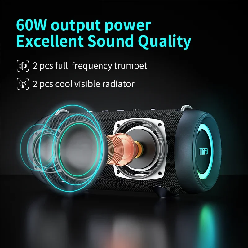 Mifa A90 Bluetooth Speaker 60W - Home Cinema Jbl 5.1 ulasan dan harga