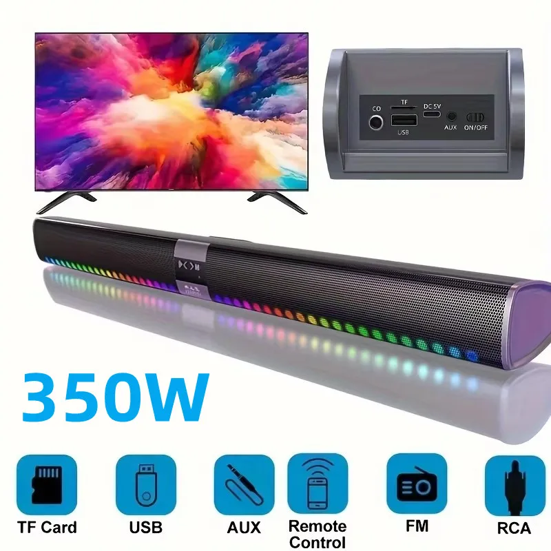 TV Echo Wall Bluetooth Speaker - Home Cinema Wireless Speakers ulasan dan harga