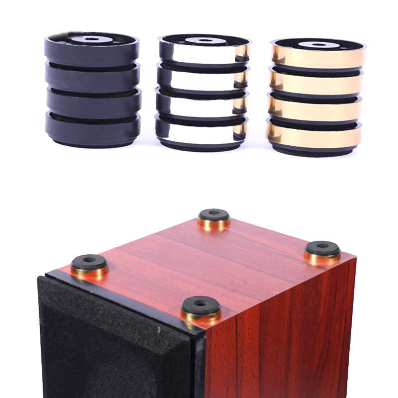 4pcs Speaker Spikes Stand Feet - Home Cinema Rack ulasan dan harga