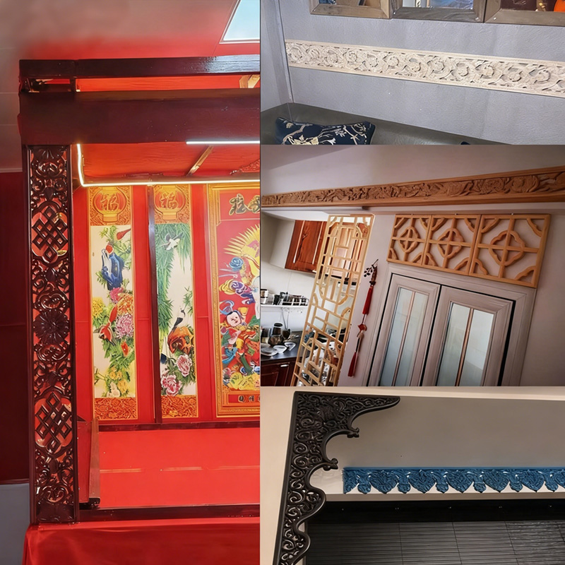 Decorative Wood Molding Wood C - Home Cinema Wall ulasan dan harga
