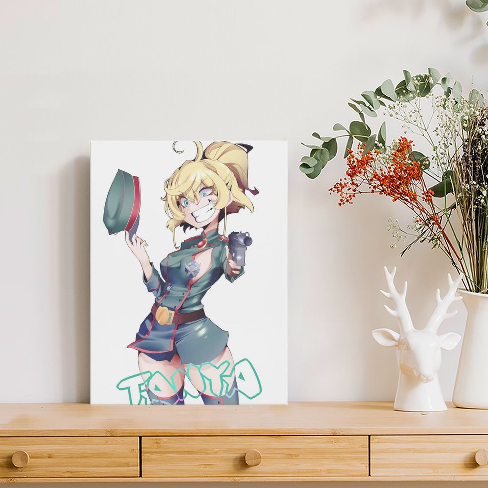Saga Of Tanya The Evil Poster  - Home Cinema Wall ulasan dan harga