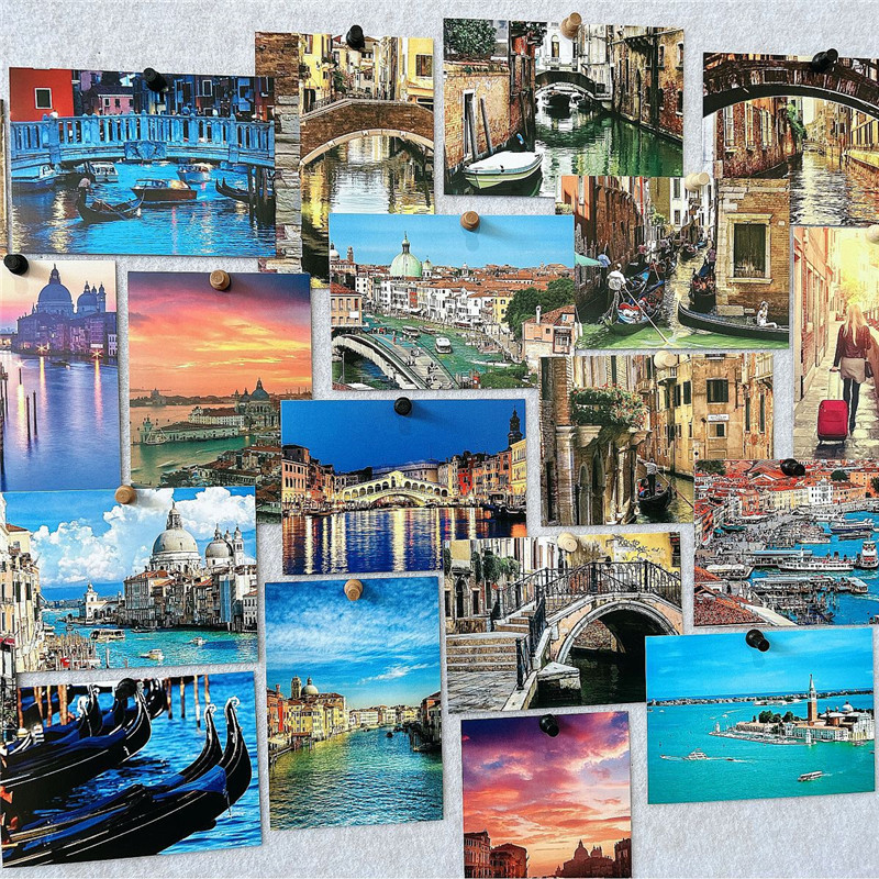 30Pcs 10x14cm Travel Landscape - Home Cinema Wall ulasan dan harga
