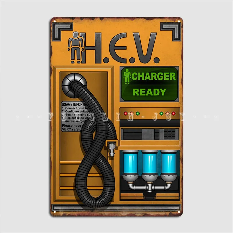 Half Life Hev Charger Metal Si - Home Cinema Wall ulasan dan harga