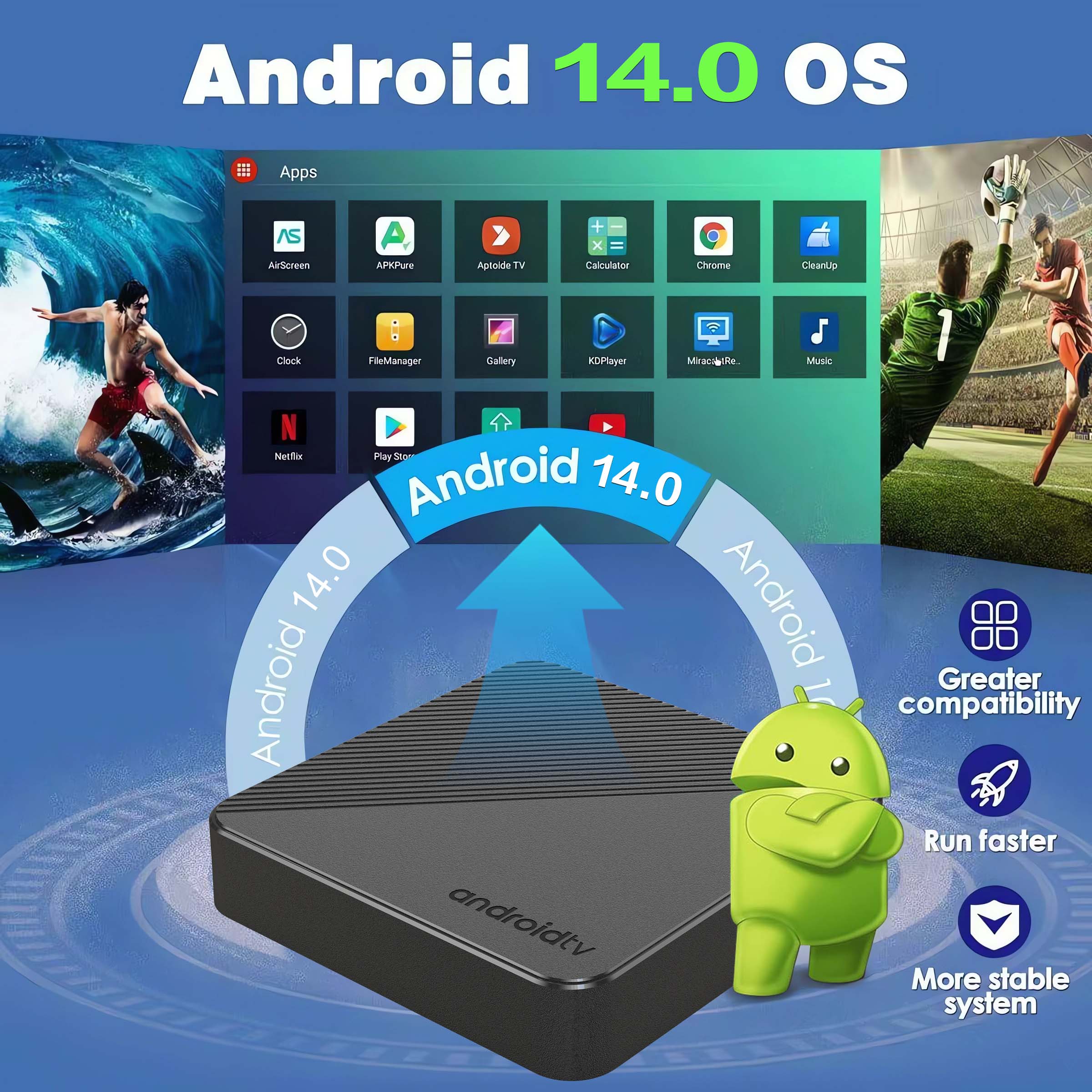 Android14 TV Box Smart Home Th - Home Cinema Gadgets ulasan dan harga