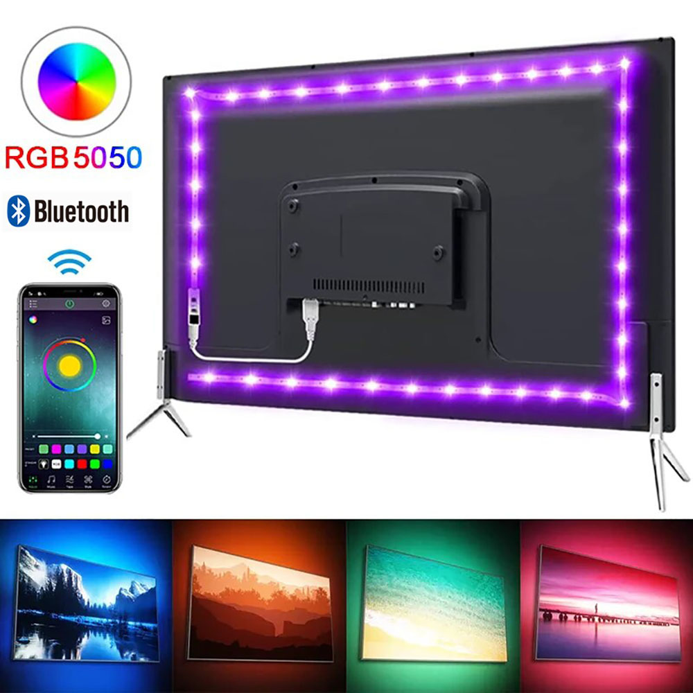 RGB Led Strip Light Bluetooth  - Ambient Light Strip Tv ulasan dan harga