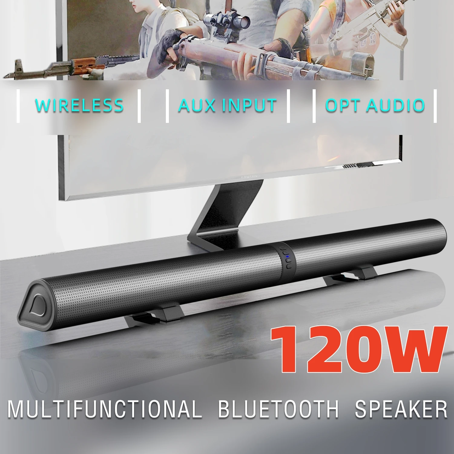 FM Soundbar TV Bluetooth Speak - Home Cinema Wireless Speakers ulasan dan harga