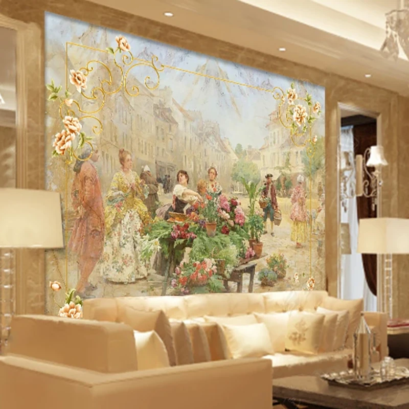 Custom Photo Wallpaper Europea - Home Cinema Wall ulasan dan harga
